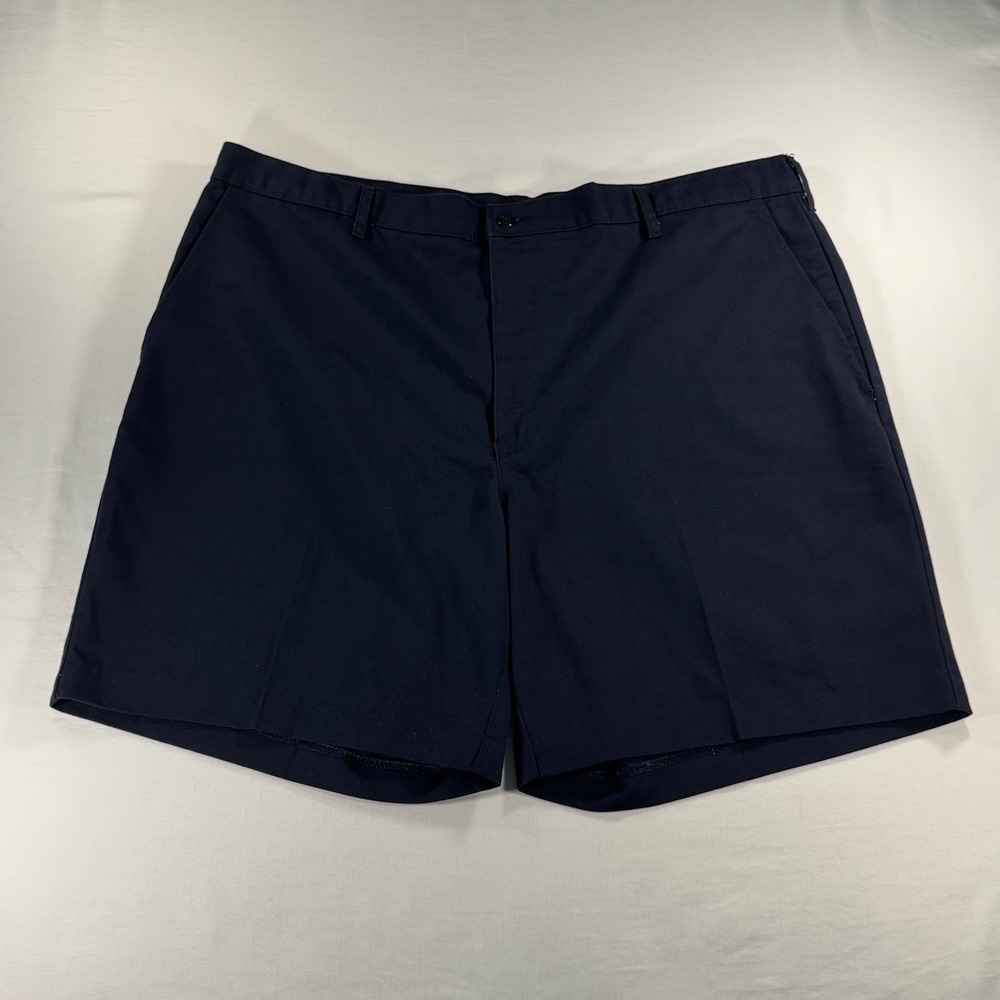 Cintas ComfortFlex Mens 42 Navy Blue Work Shorts Uniform Utility Twill 741-20